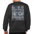 Vintage Streetwear Drift Car Graphic Apparel Sweatshirt Back Print