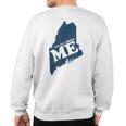 All About Me Maine Sweatshirt Back Print