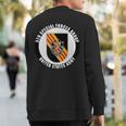 5Th Special Forces Group United States Army Veteran Military Sweatshirt Back Print
