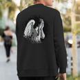 Alert Weeping Angel Don't Blink 1 Sci Fi Fan Sweatshirt Back Print