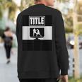 Amazing Title Boxing Sweatshirt Back Print