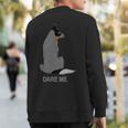 Australian Cattle Dog Dare Me-Blue Heeler Sweatshirt Back Print