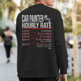 Car Painter Automotive Body Paint Sweatshirt Back Print