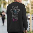 My Dad My Angel In Heaven In Loving Memory Of My Dad Sweatshirt Back Print