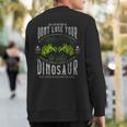 Don't Lose Your Dinosaur Step Brothers Graphic Sweatshirt Back Print