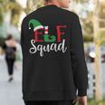 Elf Squad Christmas Matching Top Sweatshirt Back Print