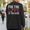 Football Player Vintage Sweatshirt Back Print