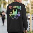 Fort Lauderdale Souvenir Vacation Sweatshirt Back Print