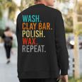 Car Detailer For Detailing Sweatshirt Back Print