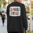 Jingle Bells Christmas Family Pajama Bleach Xmas Sweatshirt Back Print