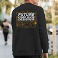 Future Video Game er Programmer Coding Gamer Sweatshirt Back Print