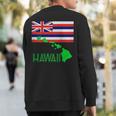 Hawaiian Islands State Flag Sweatshirt Back Print