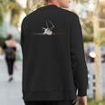 Laser Dinghy Sailing Opti Sail Boat Mast Sailor Sweatshirt Back Print