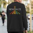 New Paltz New York Vintage Retro Sweatshirt Back Print
