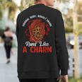 Original Body Rebuilt Engine Runs Like A Charm Heart Surgery Sweatshirt Back Print