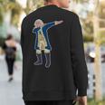 Patriotic 1St Dabbing President General George Washington Sweatshirt Back Print