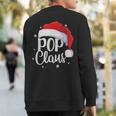 Pop Claus Christmas Family Matching Pajama Santa Sweatshirt Back Print