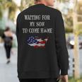 Red Friday Military Son Home From Deployment Sweatshirt Back Print