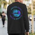 Sativa Days Indica Nights Sweatshirt Back Print