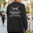 Satriale’S Pork Store Kearny New Jersey Sweatshirt Back Print