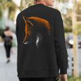 Shadow Face Fox Beautiful Animal Wild Sweatshirt Back Print