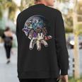 Tarantula Motif Coloful Spider Arachnid Tarantulas Sweatshirt Back Print