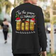 Tis The Season For Tamales Christmas Holiday Mexican Food Sweatshirt Back Print