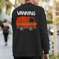 Vanning Van 70S Van Hippie Sweatshirt Back Print