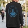 Vintage Look Empire State Building Sweatshirt Back Print