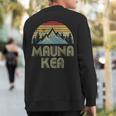 Vintage Mauna Kea Mountain Hawaii Sweatshirt Back Print