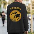 Ww2 135Th Airborne Division Parachute Patch Spider Military Sweatshirt Back Print