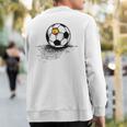 Spain Soccer Ball Flag Jersey Spanish Football Sweatshirt Back Print