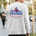 Strickland Propane Taste The Meat Not The Heat Sweatshirt Back Print