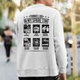 Things I Do In My Spare Time Car Race Car Racing Sweatshirt Back Print