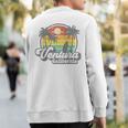 Vintage Ventura Beach California Ca Surfing Retro Surf Sweatshirt Back Print