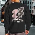 23 Drip Retro Neapolitan 3S Matching Sweatshirt Back Print