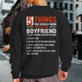 5 Things You Should Know About My Boyfriend Sweatshirt Back Print