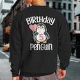 5Th Birthday Penguin 5 Year Old Birthday Sweatshirt Back Print