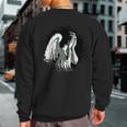 Alert Weeping Angel Don't Blink 1 Sci Fi Fan Sweatshirt Back Print