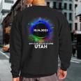 Annular Solar Eclipse 2023 October 14 Utah Sweatshirt Back Print