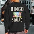 Bingo Squad Bingo Card Player Sweatshirt Back Print