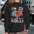 Birthday Boy 8 Eight Race Car 8Th Birthday Racing Car Driver Sweatshirt Back Print