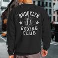 Brooklyn Boxing Club Vintage Distressed Boxer Sweatshirt Back Print