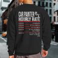 Car Painter Automotive Body Paint Sweatshirt Back Print