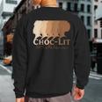 Choc-Lit 100 Melanin Black Pride History Bhm Ethnic Sweatshirt Back Print