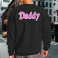 Daddy Pastel Aesthetic Black And Pink Sweatshirt Back Print