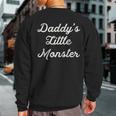 Daddy's Little Monster Cool Awesome Squad Sweatshirt Back Print