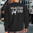 Dalmatian Dad Cute Dog Puppy Pet Animal Lover Sweatshirt Back Print