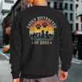 Easily Distracted By Dogs Pet Dog Lover Sweatshirt Back Print