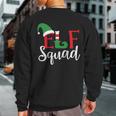 Elf Squad Christmas Matching Top Sweatshirt Back Print